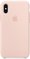 کاور سیلیکونی آیفون iPhone XS Silicone Case Pink Sand