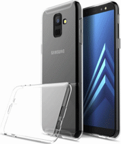 کاور ژله ای شیشه ای مناسب برای Samsung Galaxy A6 Plus 2018 side