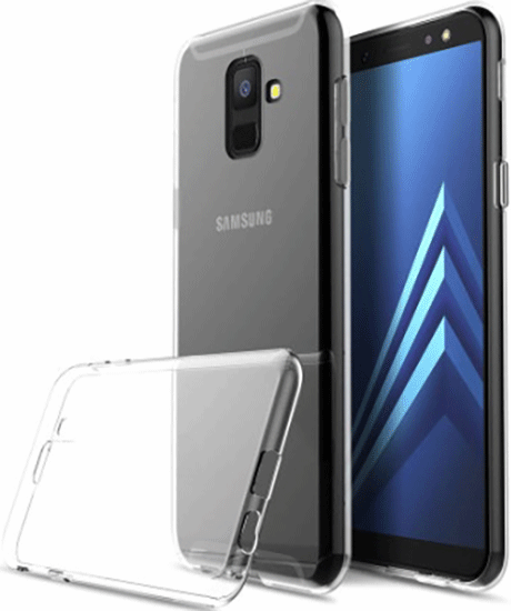 کاور ژله ای شیشه ای مناسب برای Samsung Galaxy A6 Plus 2018 side