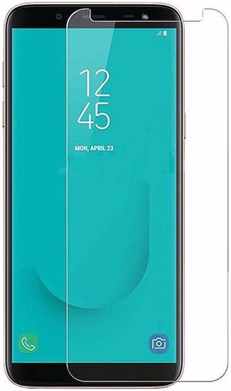 محافظ صفحه نمایش شیشه ای مناسب برای Samsung Galaxy J6 Plus Front