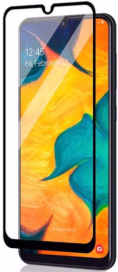 محافظ صفحه نمایش شیشه ای تمام چسب مناسب برای گوشی موبایل Samsung Galaxy A30  Front