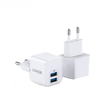 تصویر  شارژر دیواری 12w انکر مدل PowerPort Mini 2 Ports A2620L22
