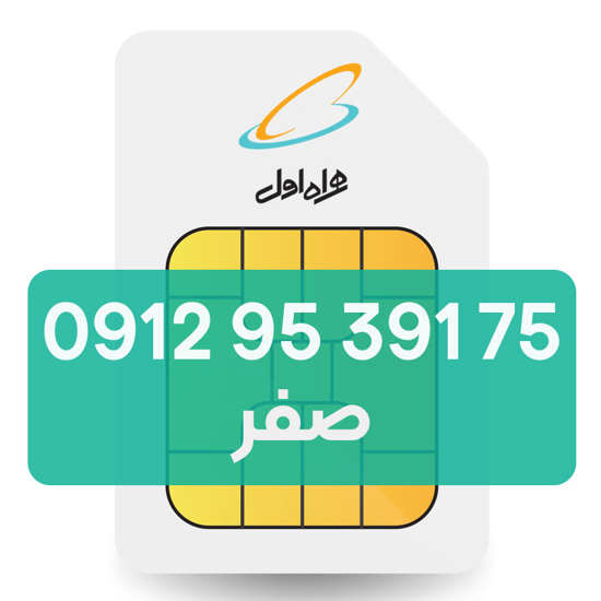 تصویر  سیم کارت دائمی همراه اول 75 391 95 0912