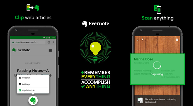 معرفی اپلیکیشن نوت برداری EverNote