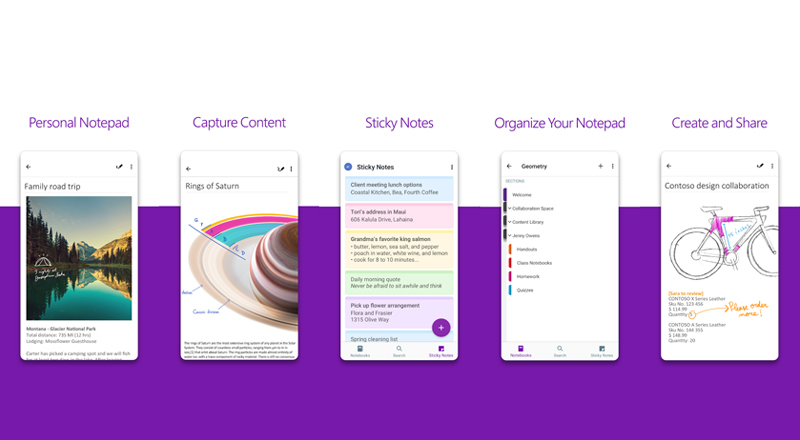 معرفی اپلیکیشن نوت برداری OneNote