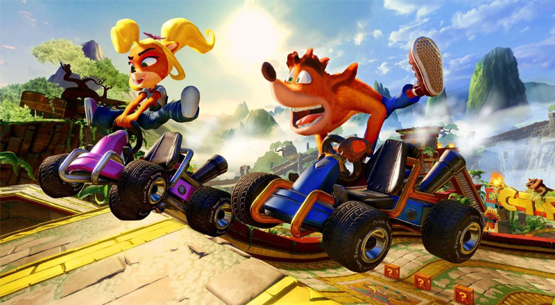 بهترین بازی‌های پلی‌استیشن 4-Crash Team Racing Nitro Fueled